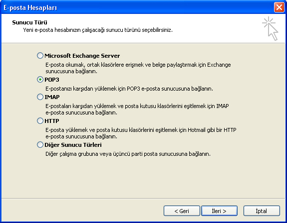 Outlook Kurulumu